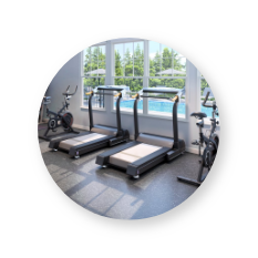 fitness center apartments for rent